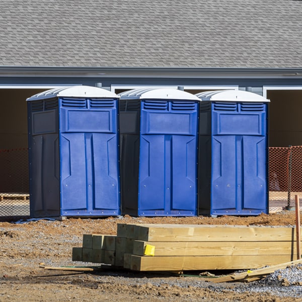 are there any restrictions on what items can be disposed of in the portable toilets in Prescott KS